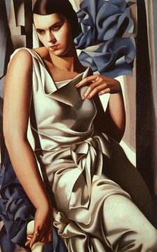  Tamara Obras - retrato de madame m 1930 contemporánea Tamara de Lempicka